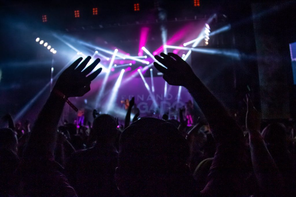 pexels photo 2728557 A vibrant night concert scene with a lively crowd enjoying the show in São Paulo, Brazil.
